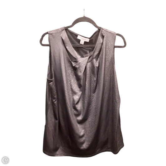 Blouse Sleeveless By Nine West Apparel In Snakeskin Print, Size: Xl