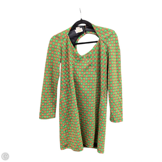 Dress Casual Short By Maeve In Green & Orange, Size: M