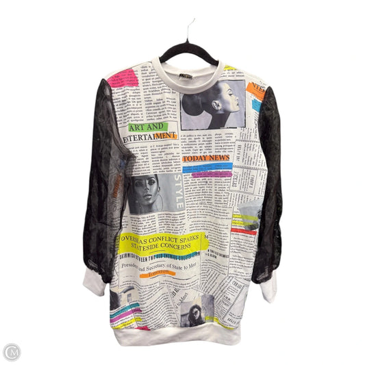 Dress Casual Short By Clothes Mentor In Black & White, Size: S