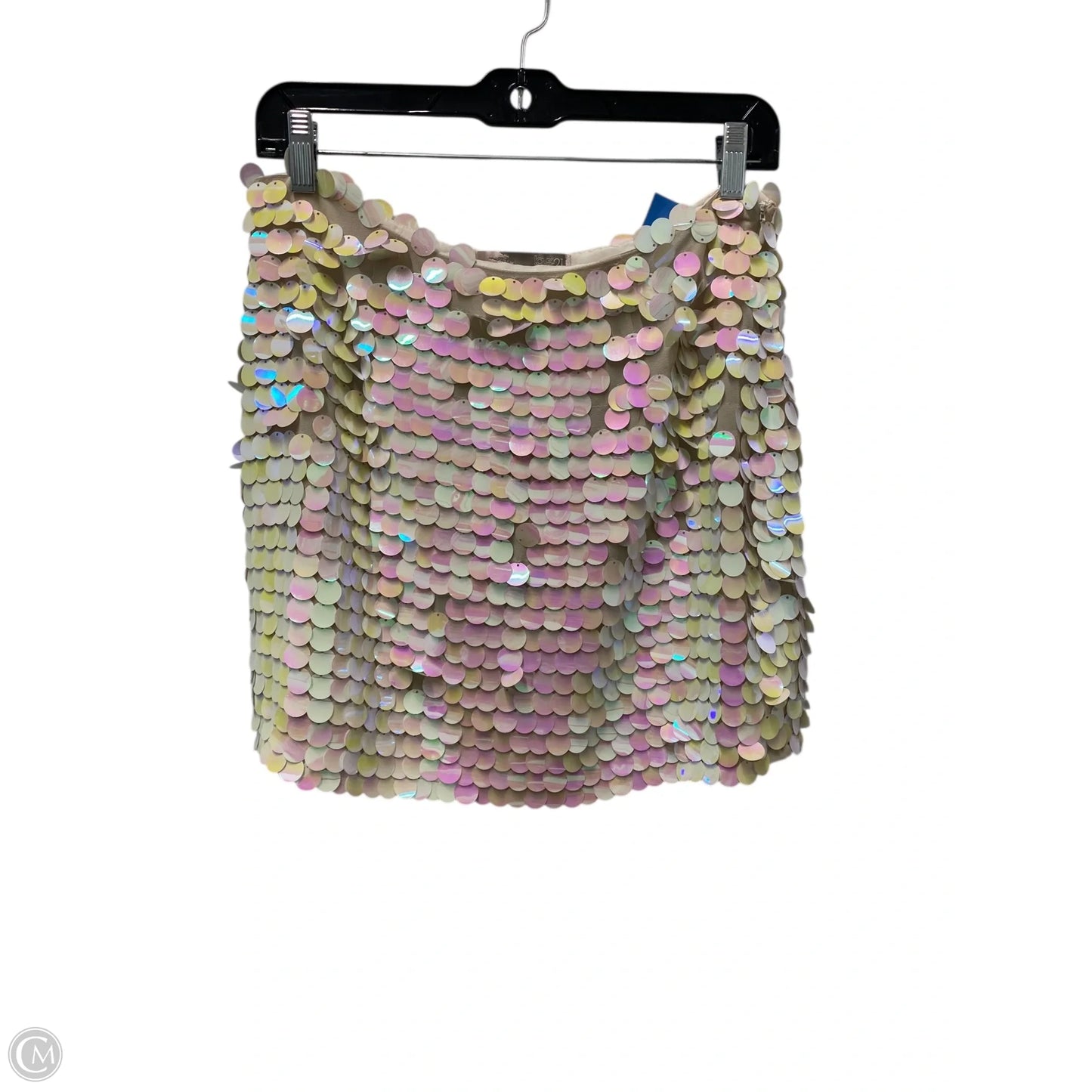 Skirt Mini & Short By Forever 21 In Cream, Size: M