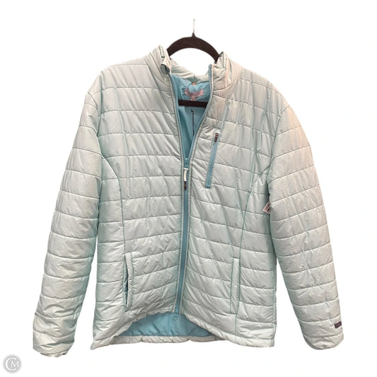 Jacket Puffer & Quilted By Clothes Mentor In Green, Size: Xl