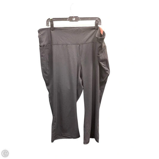 Athletic Leggings Capris By Livi Active In Black, Size: 4x