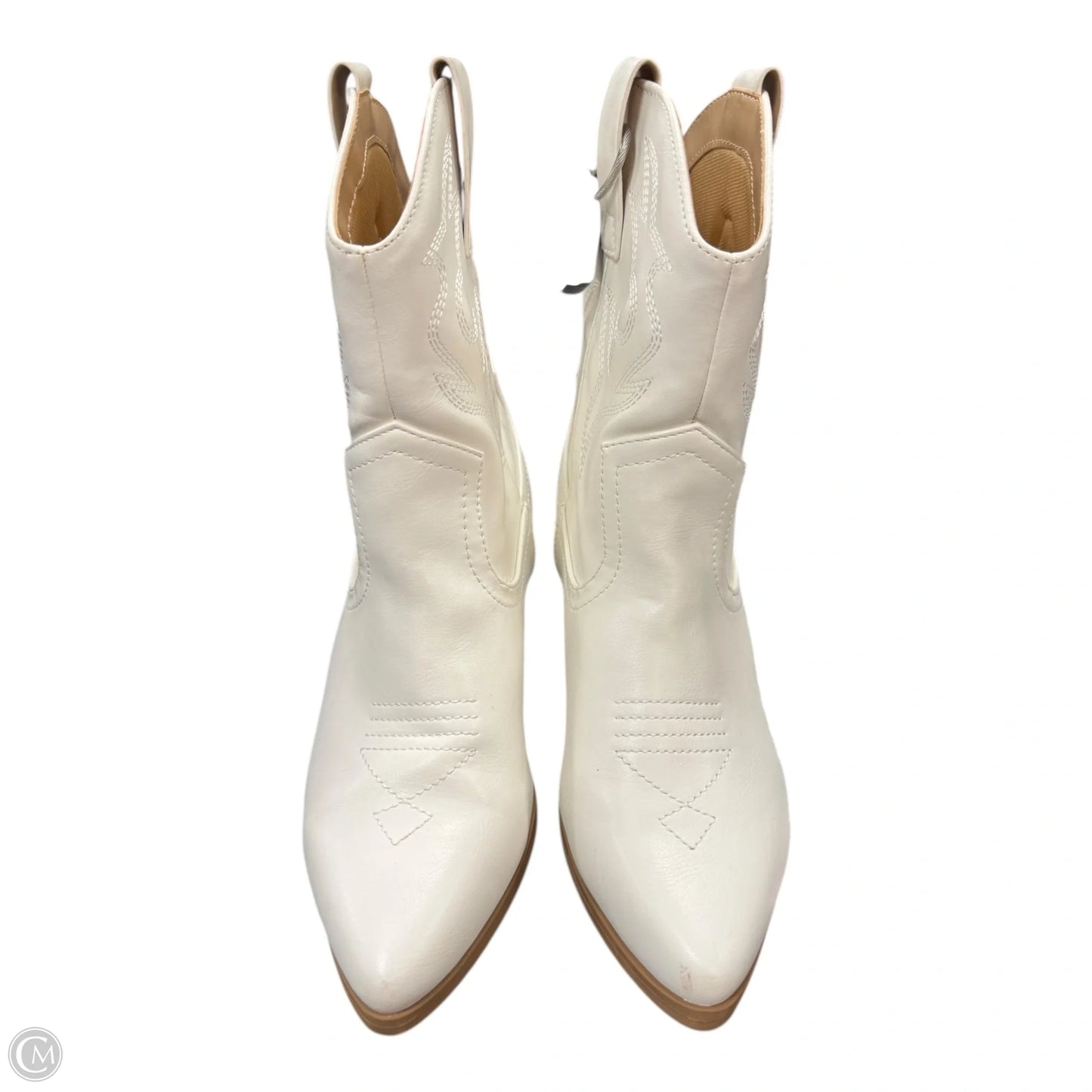 Boots Western By Soda In White, Size: 7.5