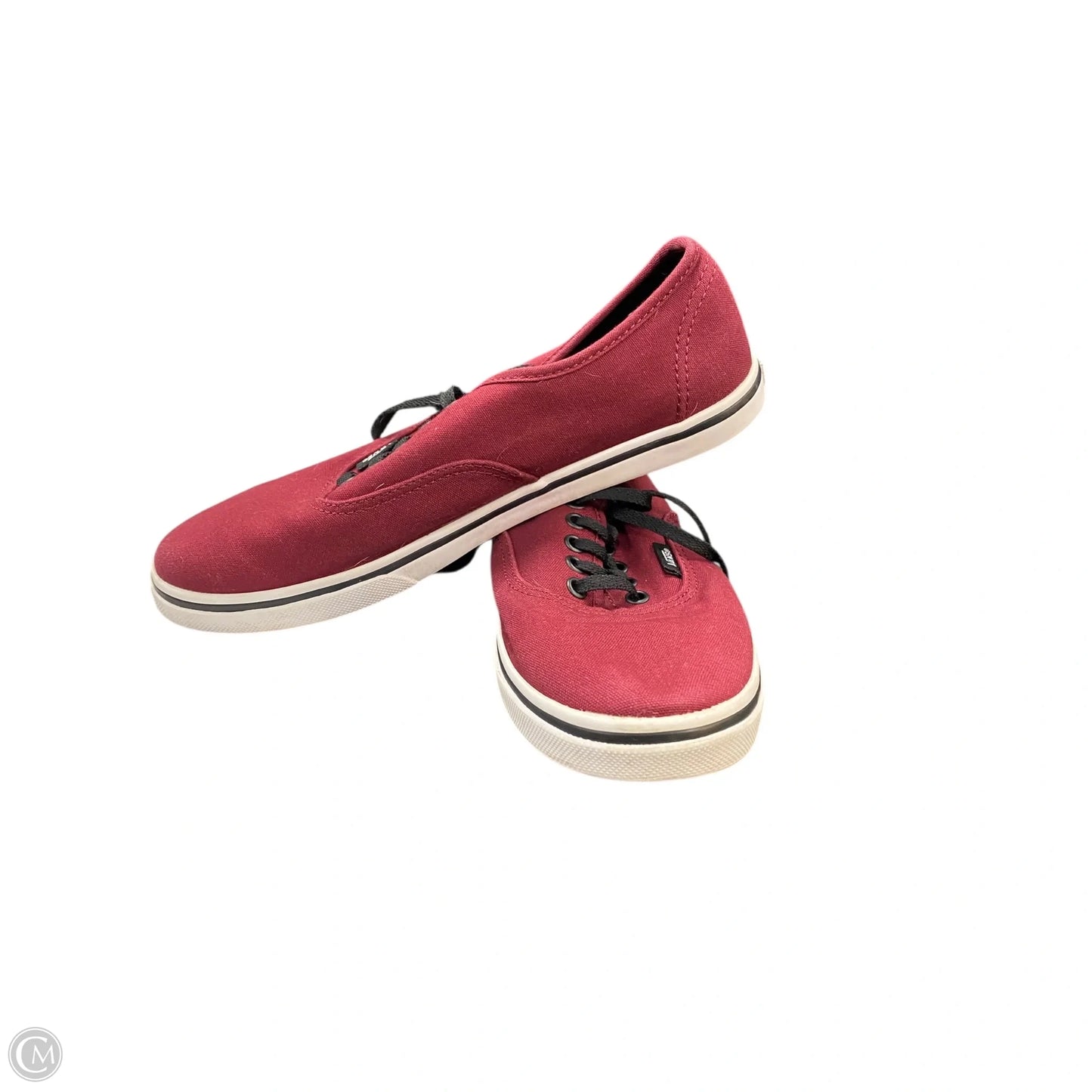 Shoes Sneakers By Vans In Maroon, Size: 7