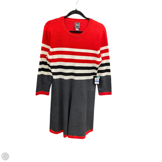 Dress Sweater By Clothes Mentor In Black & Red, Size: Xl