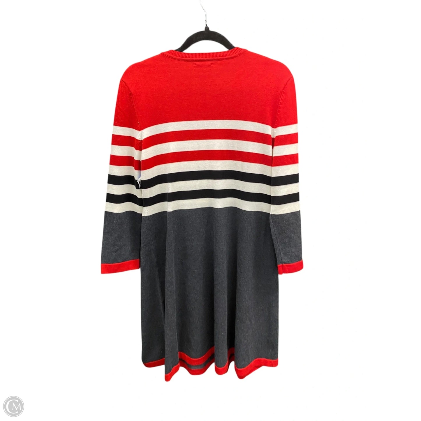 Dress Sweater By Clothes Mentor In Black & Red, Size: Xl