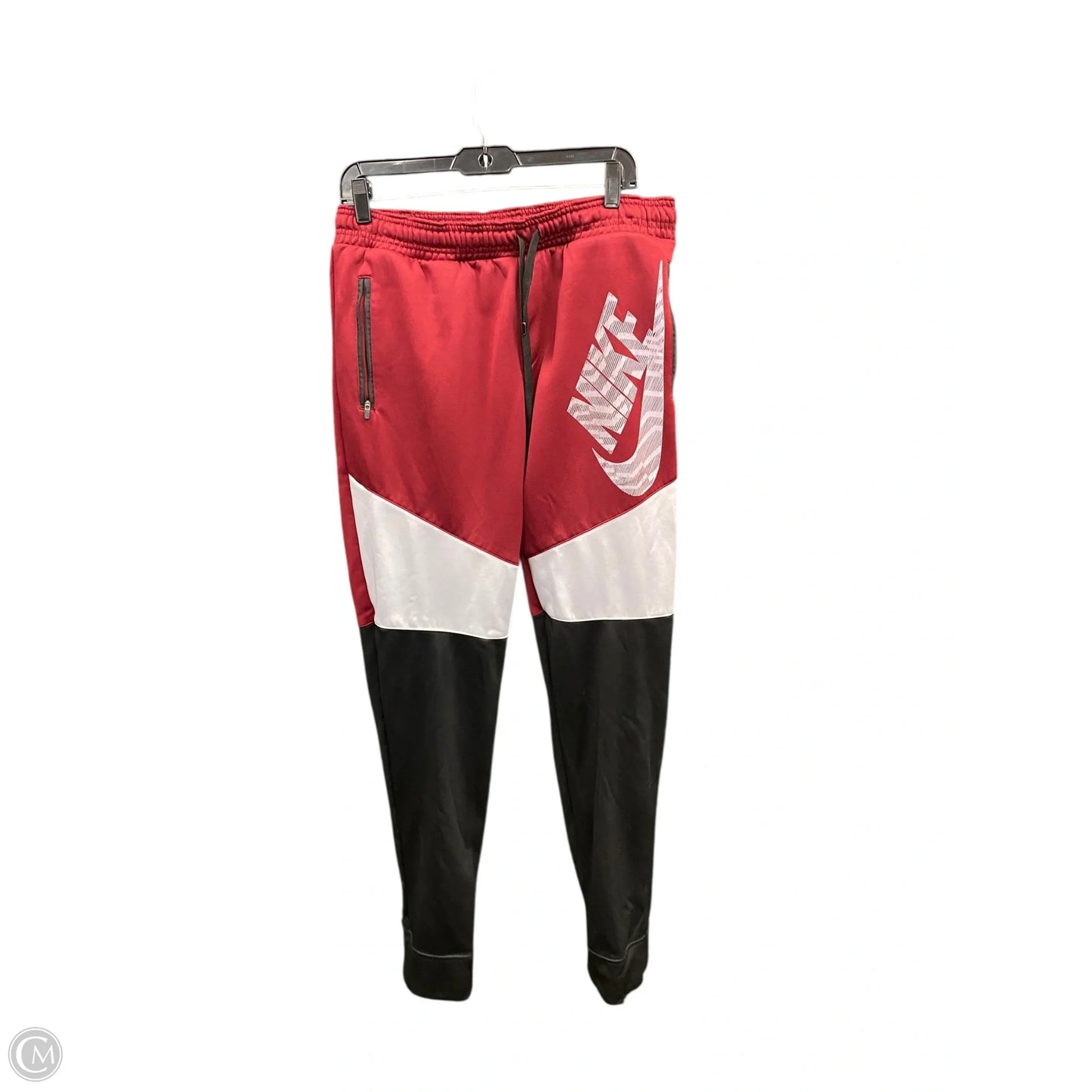 Athletic Pants By Nike Apparel In Black & Red, Size: Xl