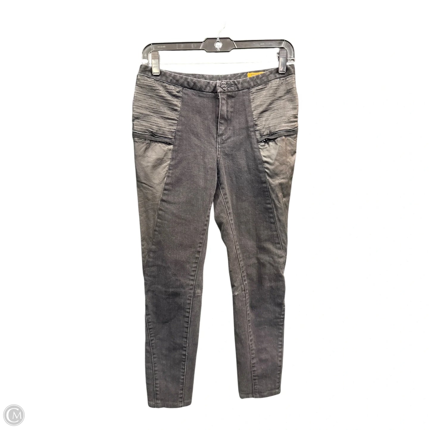 Jeans Designer By Tory Burch In Black Denim, Size: 4