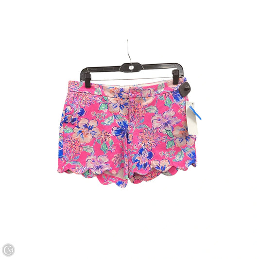 Shorts Designer By Lilly Pulitzer In Blue & Pink, Size: 4