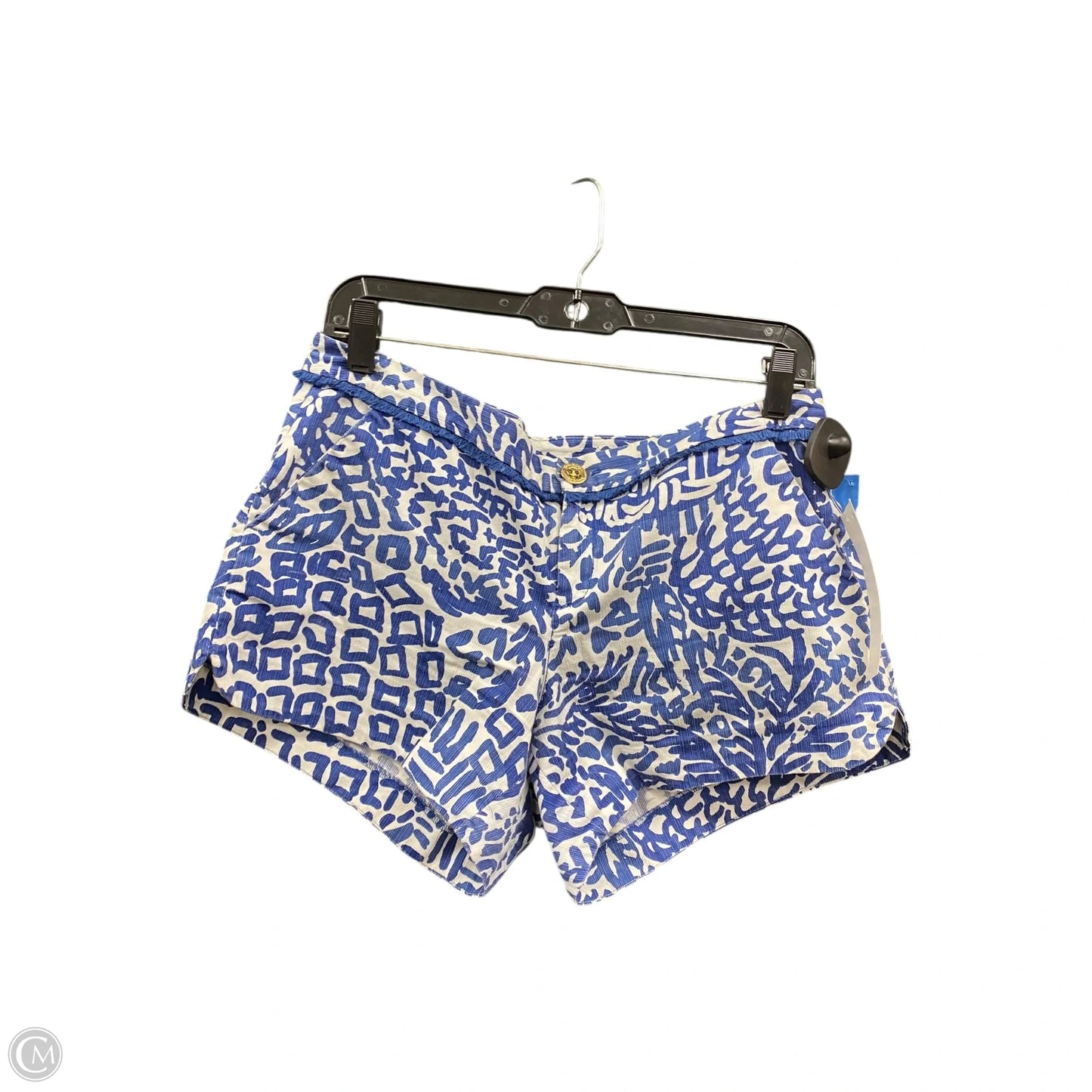Shorts Designer By Lilly Pulitzer In Blue & White, Size: 6
