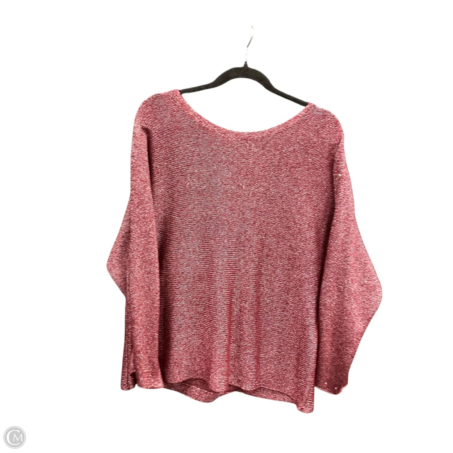 Sweater By Limited In Maroon, Size: L