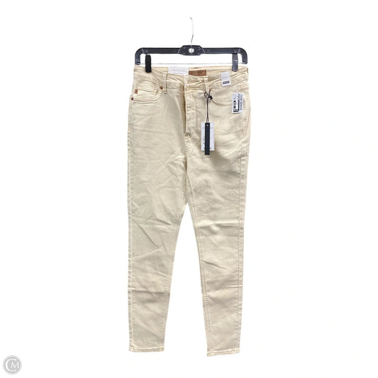 Jeans Skinny By Judy Blue In Cream, Size: 6