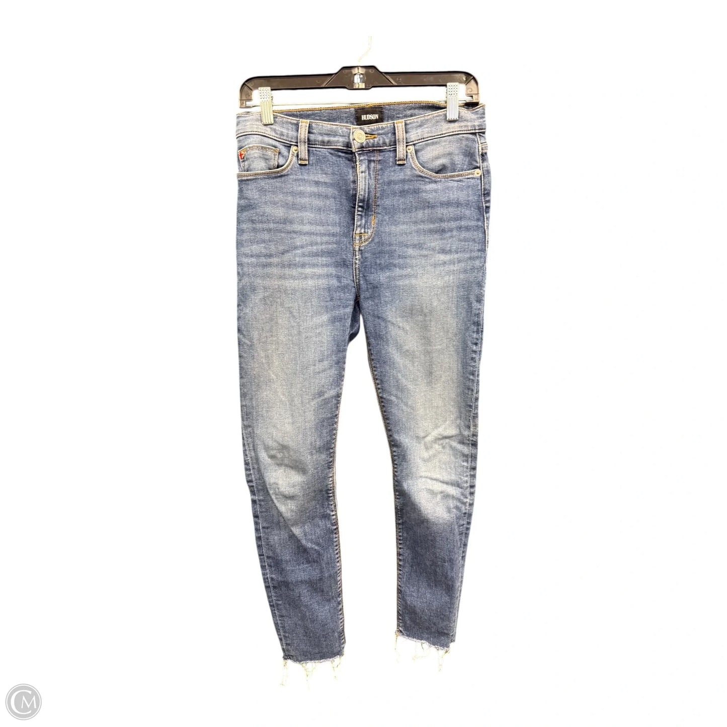 Jeans Skinny By Hudson In Blue Denim, Size: 6