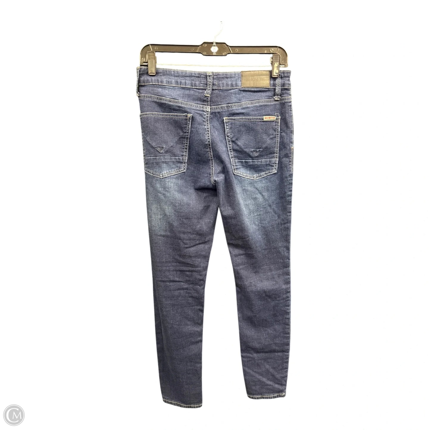 Jeans Skinny By Hudson In Blue Denim, Size: 8
