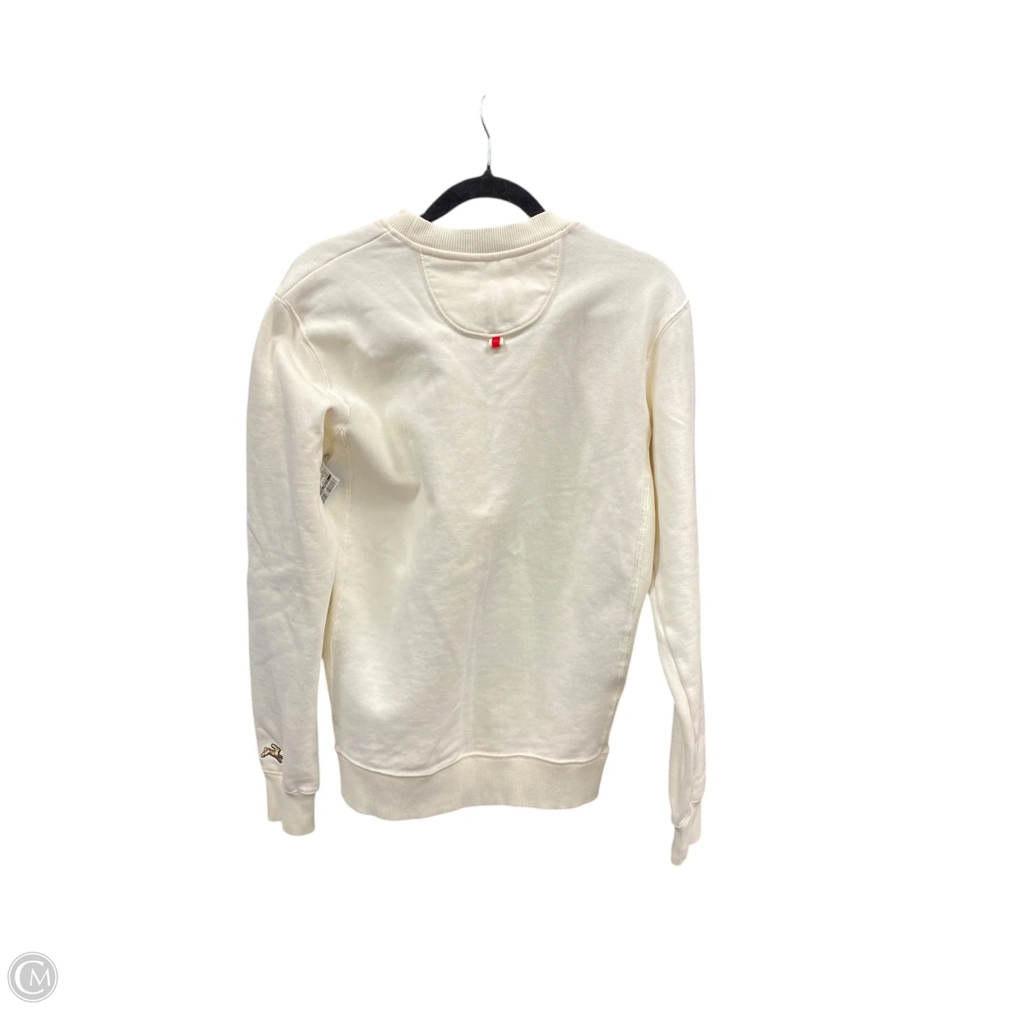 Sweatshirt Crewneck By Clothes Mentor In Cream, Size: S