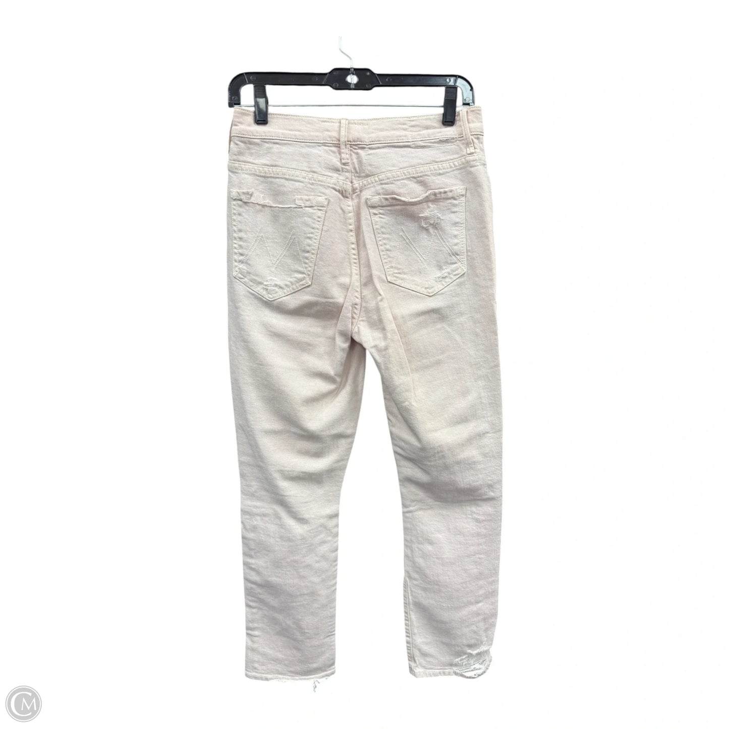 Jeans Straight By Mother In Pink, Size: 6