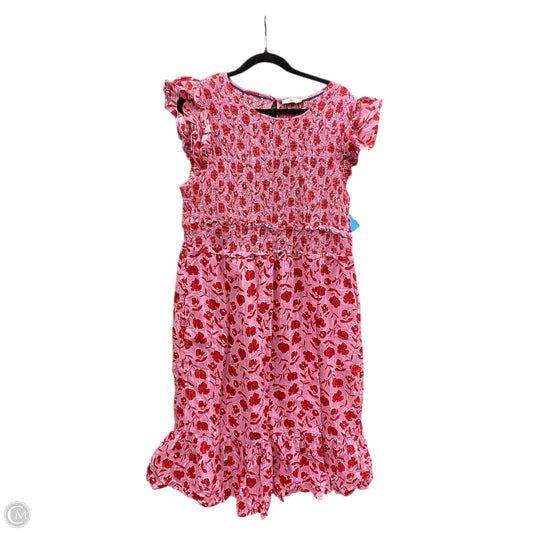 Dress Casual Maxi By Vineyard Vines In Pink & Red, Size: Xl