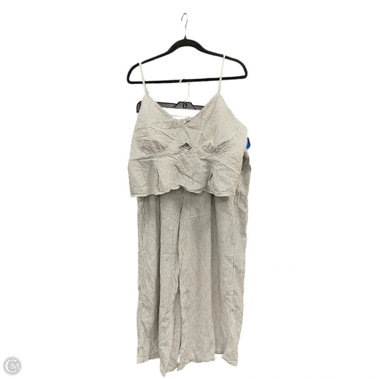 Pants Set 2pc By American Eagle In Striped Pattern, Size: Xl