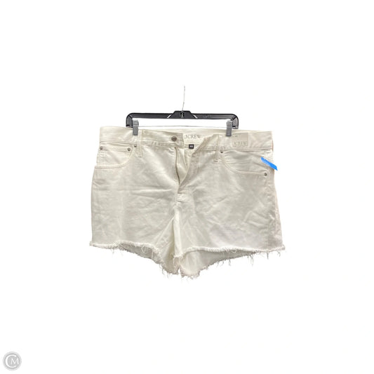 Shorts By J. Crew In White Denim, Size: 2x