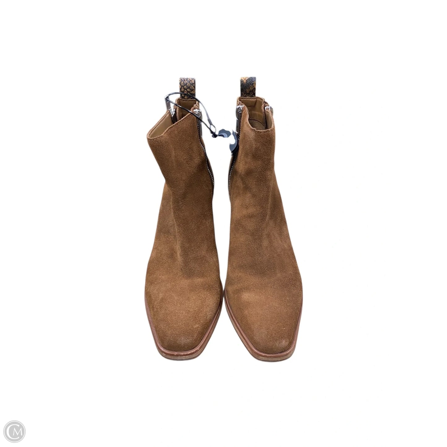 Boots Ankle Heels By Dolce Vita In Brown, Size: 7.5