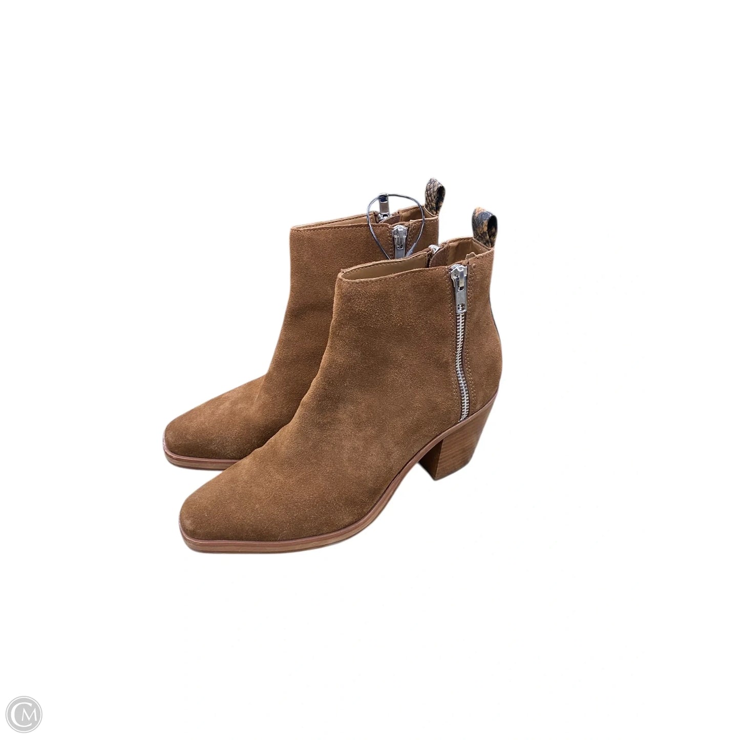 Boots Ankle Heels By Dolce Vita In Brown, Size: 7.5