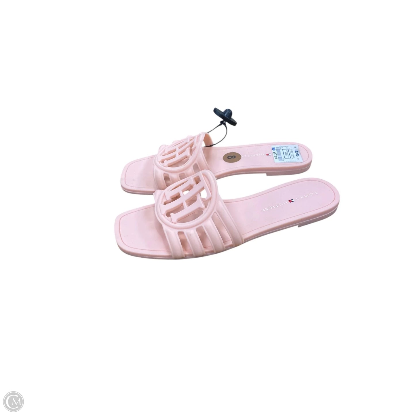 Sandals Flats By Tommy Hilfiger In Pink, Size: 8