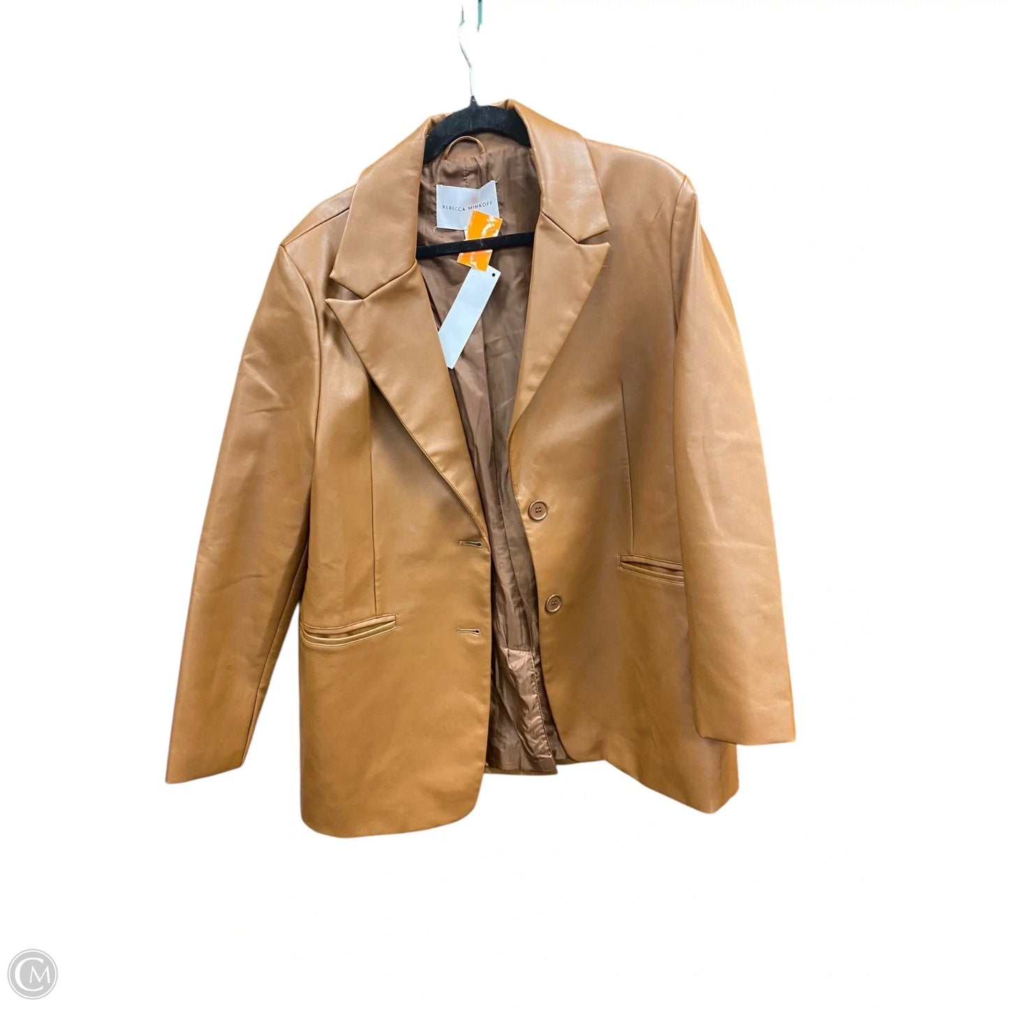 Blazer Designer By Rebecca Minkoff In Brown, Size: Xl