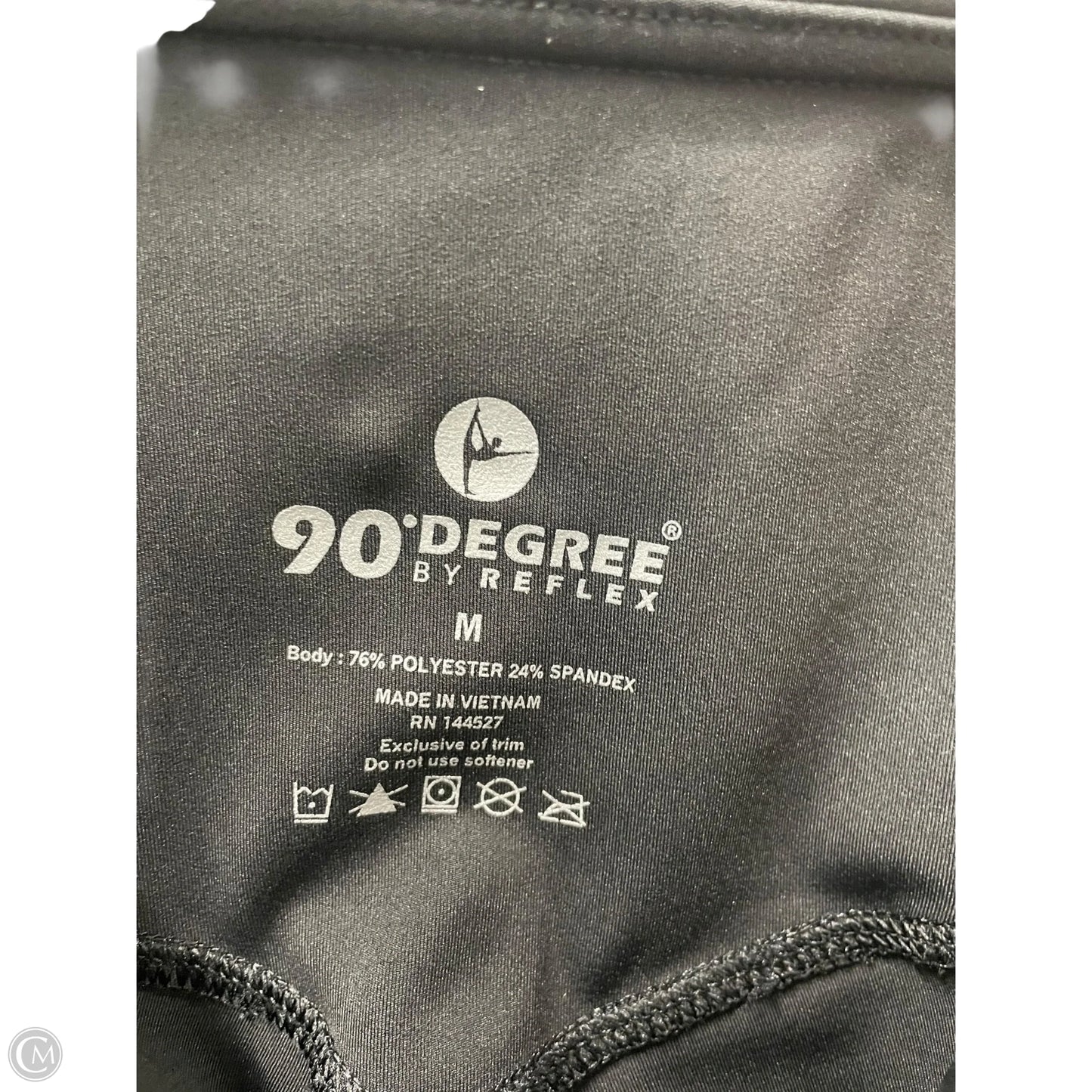 Athletic Leggings By 90 Degrees By Reflex In Black, Size: M