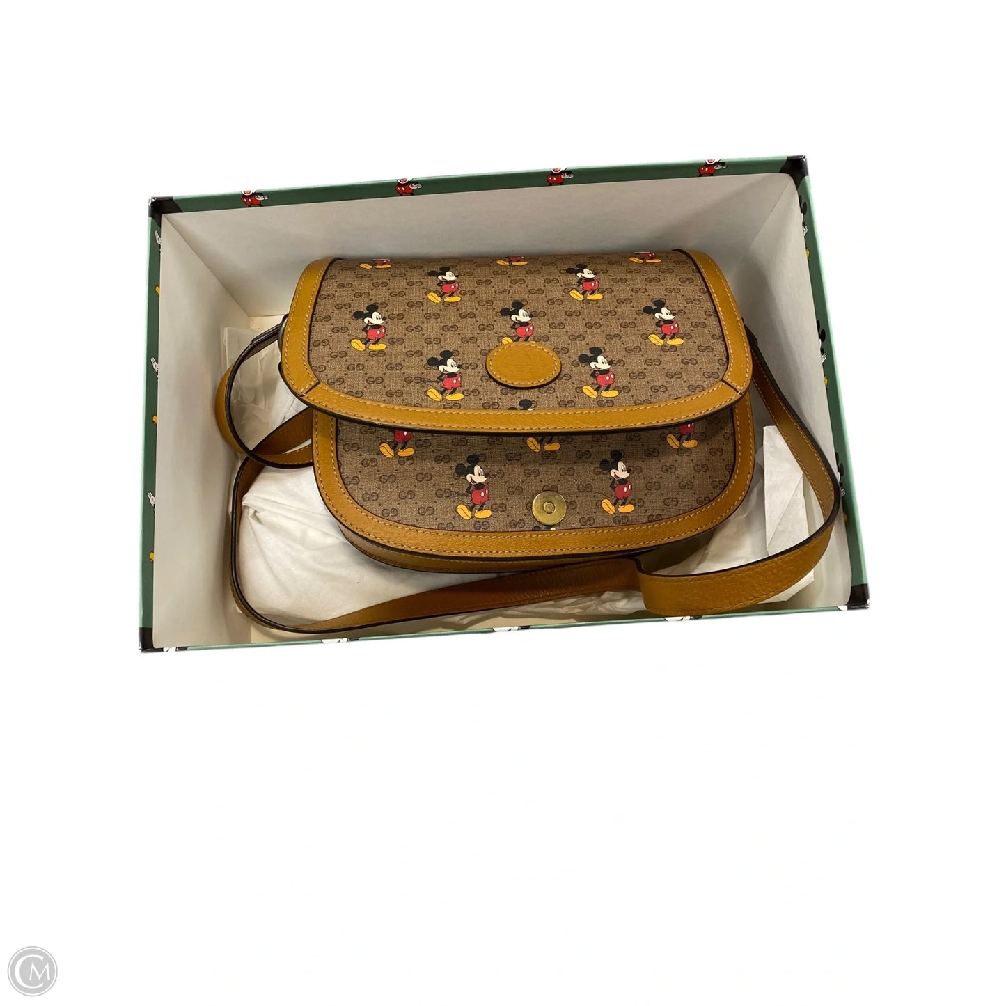 Crossbody Luxury Designer By Gucci, Size: Large