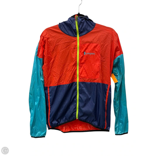 Jacket Windbreaker By Cotopaxi In Blue & Orange, Size: S