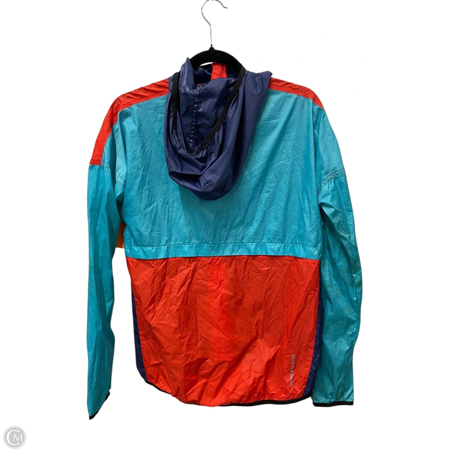 Jacket Windbreaker By Cotopaxi In Blue & Orange, Size: S