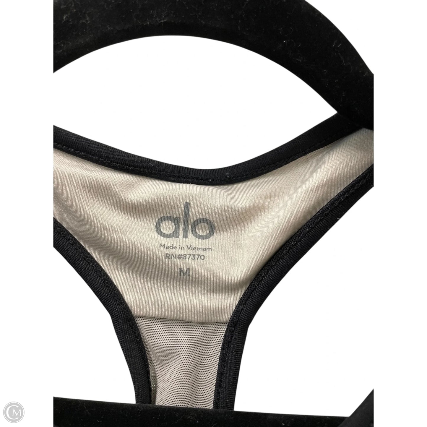 Athletic Bra By Alo In Black, Size: M