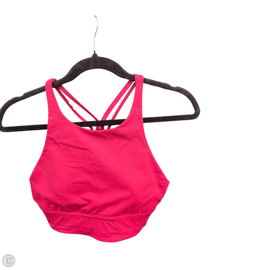 Athletic Bra By Lululemon In Pink, Size: 6