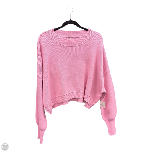 Sweater By Free People In Pink, Size: L