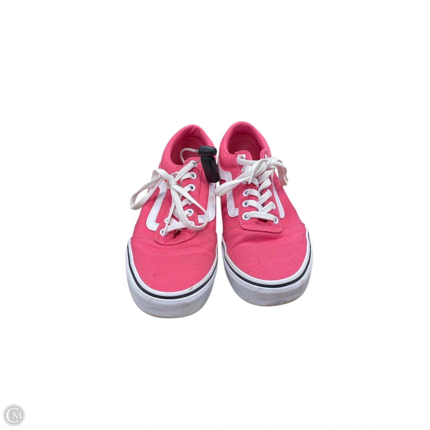 Shoes Sneakers By Vans In Pink & White, Size: 9.5