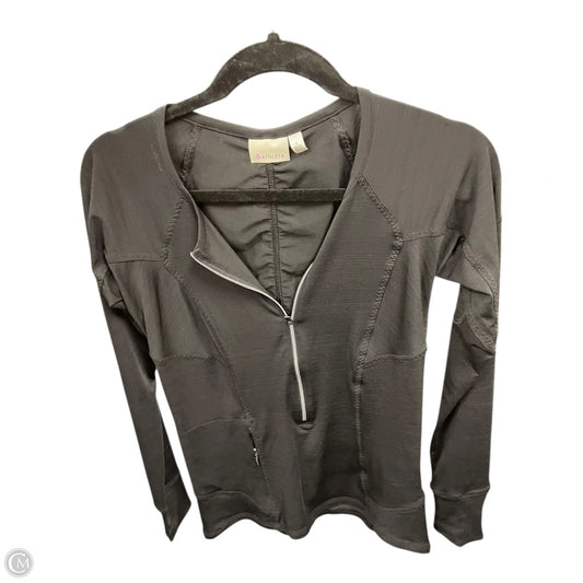 Athletic Top Long Sleeve Crewneck By Athleta In Black, Size: S