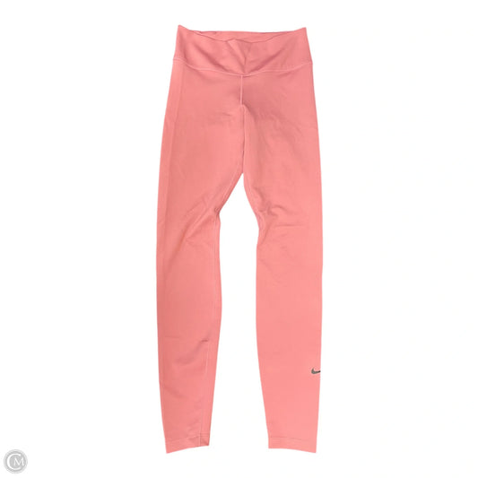 Athletic Leggings By Nike Apparel In Pink, Size: S