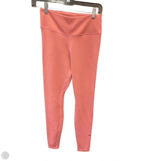 Athletic Leggings By Nike Apparel In Pink, Size: S