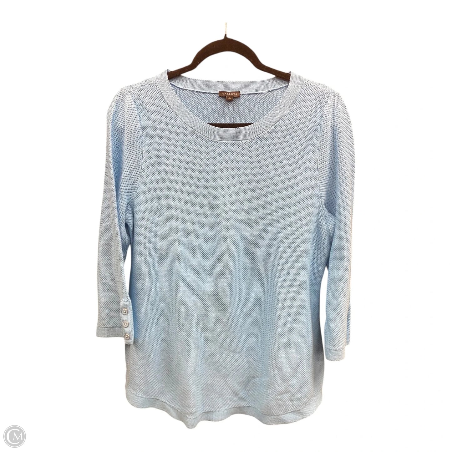 Sweater By Talbots In Blue, Size: L