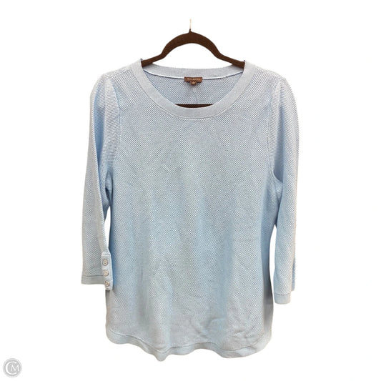 Sweater By Talbots In Blue, Size: L
