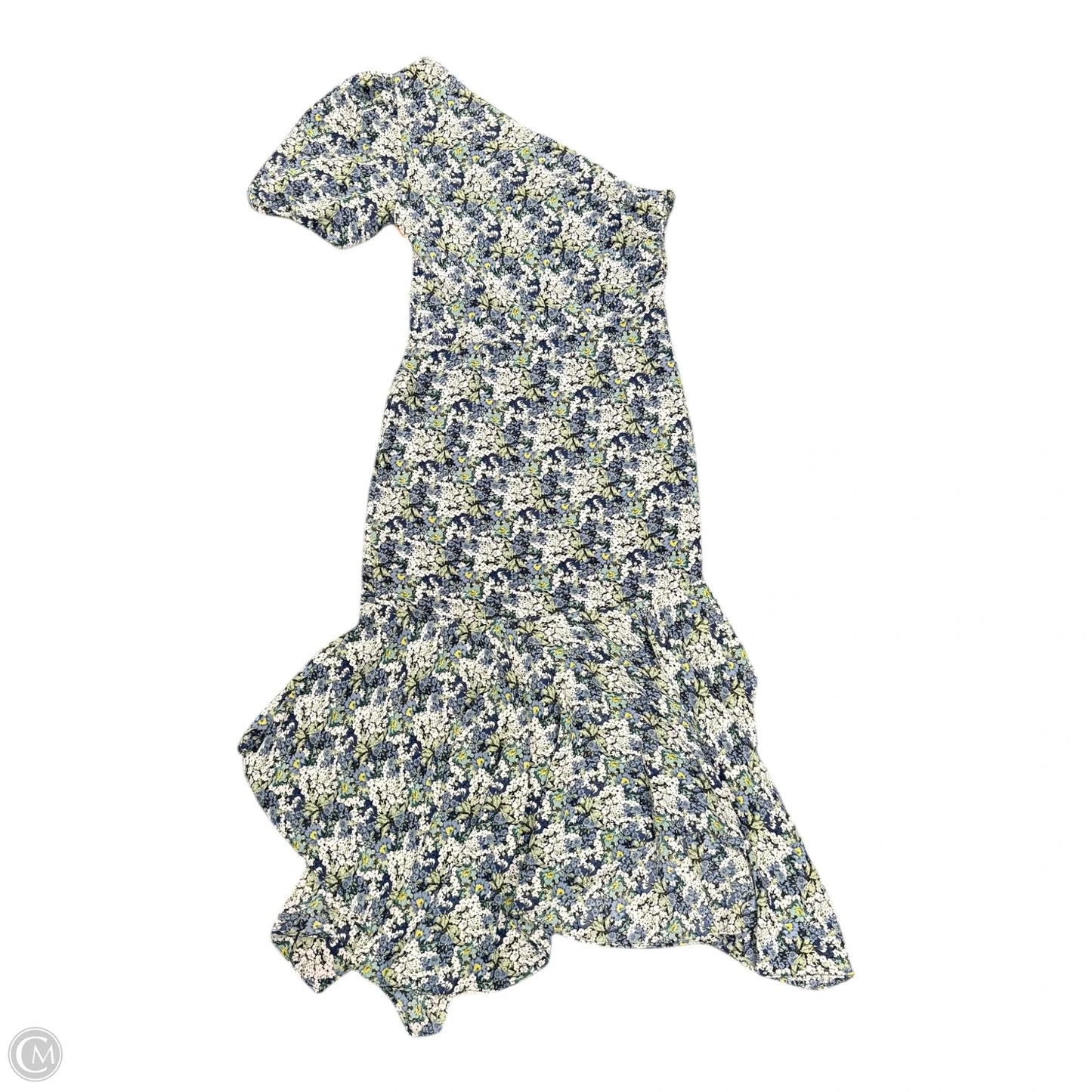 Dress Casual Maxi By Astr The Label In Blue & Green, Size: M