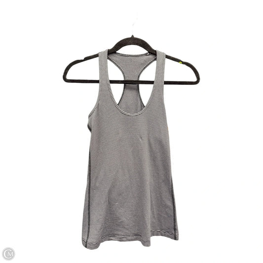 Athletic Tank Top By Lululemon In Striped Pattern, Size: 4
