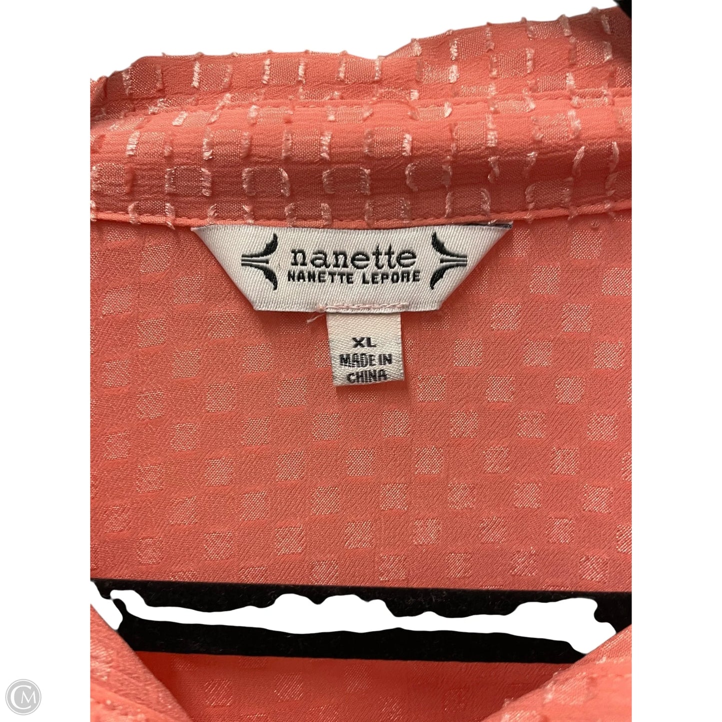 Blouse Long Sleeve By Nanette By Nanette Lepore In Coral, Size: Xl