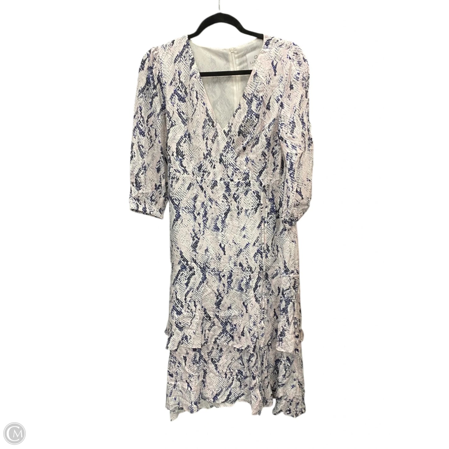 Dress Casual Maxi By Clothes Mentor In Blue & White, Size: M