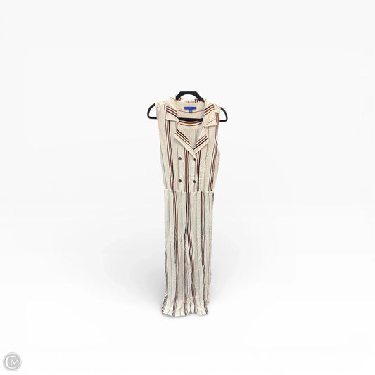 Jumpsuit By Apt 9 In Striped Pattern, Size: Xxl