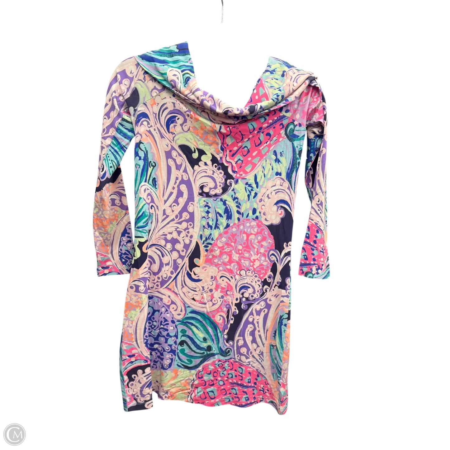 Dress Designer By Lilly Pulitzer In Pink & Purple, Size: Xs