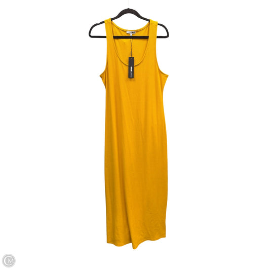 Dress Casual Maxi By Fashion Nova In Yellow, Size: 2x