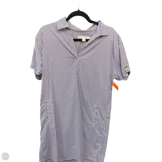 Dress Casual Short By Southern Tide In Purple & White, Size: Xl
