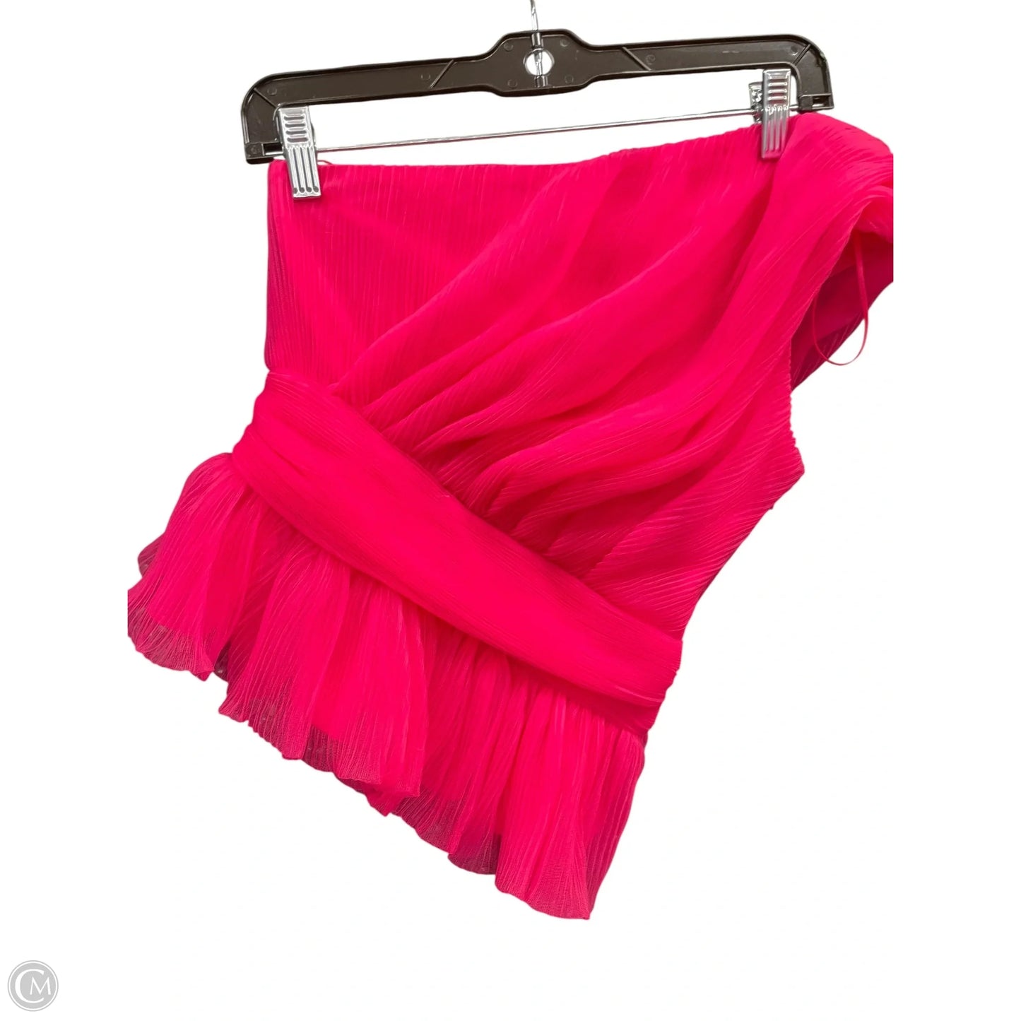 Top Short Sleeve By Endless Rose In Pink, Size: Xs