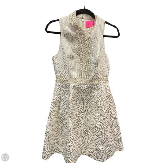 Dress Designer By Lilly Pulitzer In Gold, Size: 2